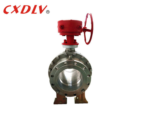 Valvola a sfera montata su perno flangiato in acciaio fuso PN16 DN150 DN200