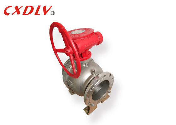 Valvola a sfera montata su perno flangiato in acciaio fuso PN16 DN150 DN200