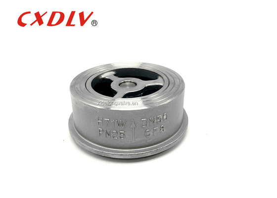 Valvola di ritegno a piastra tipo wafer personalizzata SS316 SS304 WCB