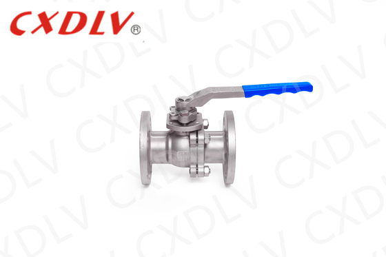 CF8 Valvola a sfera a fianco con materiale di sedile RPTFE o Develon per olio e altri fluidi