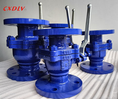 A216 Gr.WCB Valvola a sfera a fianco 2 parti con manopola PN16