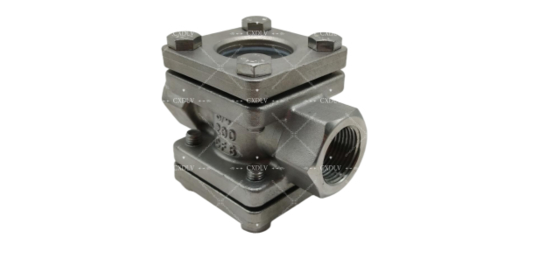 Fusione di investimento vista di vetro Indicatore di flusso di vite Fine