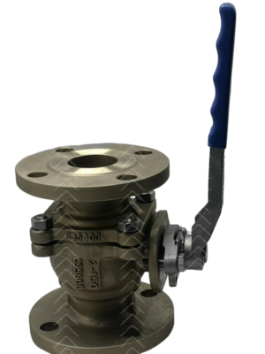 La valvola a sfera C95800 di standard ANSI è applicabile a vari fluidi.