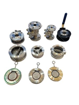 CF8M Flap Check Valve Fabbrica vendita diretta di alta qualità in acciaio inossidabile argento OEM standard doppia piastra valvola di controllo generale