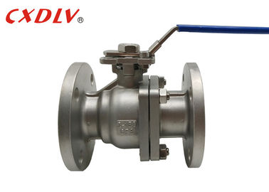 Classifichi l'acciaio inossidabile di 150LB CF8 ha flangiato funzionamento a 2 pollici della valvola a sfera dalla maniglia
