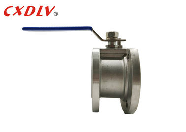 il wafer della maniglia 1pc ha flangiato pressione di normale della valvola a sfera della valvola a sfera PTFE PPL Seat Italia