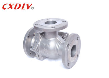 Cuscinetto di montaggio diretto dell'acciaio inossidabile della valvola a sfera di 3 modi per automazione degli azionatori del motore