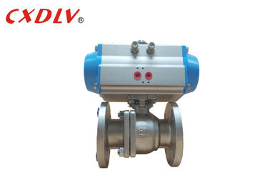 La flangia di rf balza valvola a sfera attivata pneumatica 12pcs con la provvigione supplementare manuale