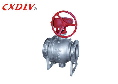 Valvola a sfera in acciaio inossidabile con montaggio a trunnion per bassa coppia di funzionamento