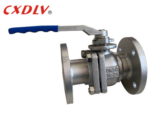 Il BACCANO FM DN50 dell'olio PTFE Seat dell'acqua ha flangiato valvola a sfera
