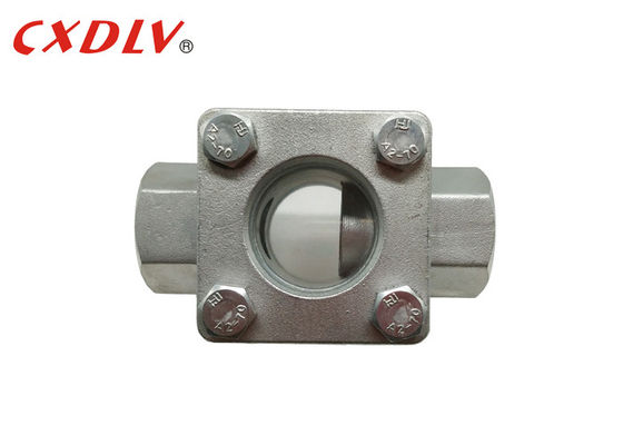 La pianura ha infilato 3/4" indicatore PN16 di flusso ha flangiato vetro di vista