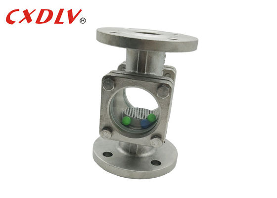 ANSI CF8 diritto attraverso il vetro di vista flangiato con le palle dentro