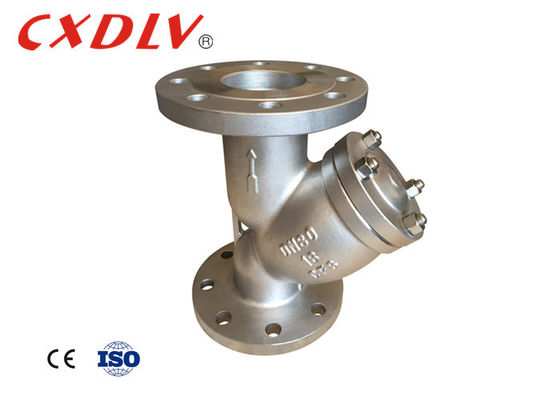 Valvola di stiratura in acciaio inossidabile Y duplex CF8/CF8M DN 100