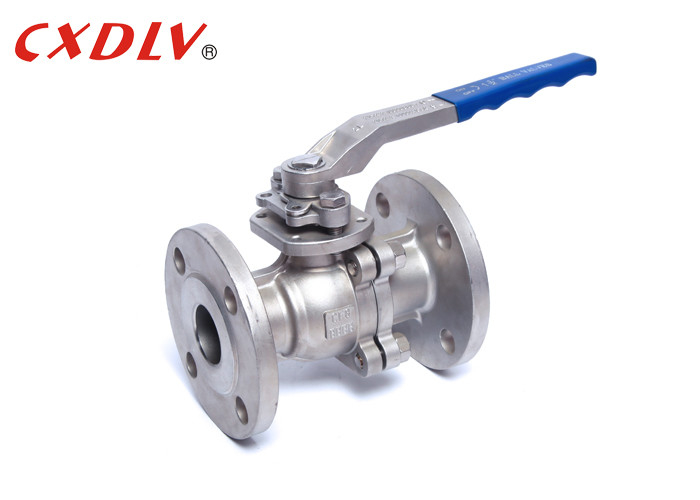 Valvola a sfera a fianco DIN RF/FF/FM DN50 con valvola a maniglia a 2 pezzi