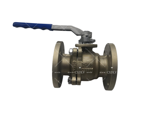 La valvola a sfera C95800 di standard ANSI è applicabile a vari fluidi.