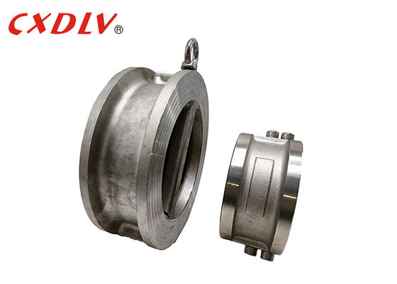 Tipo porta del wafer di DN150 EPDM Seat del disco del tubo doppio del piatto della valvola di ritenuta doppia