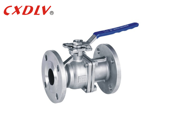 Valvola a sfera a piattaforma alta flangiata per gas Italia DN50 PN16 in acciaio inossidabile