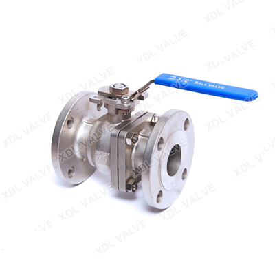 Acciaio inossidabile 304 316L Valvola a sfera a fianco Cf8m Maniglia Connessione manuale