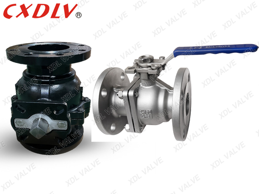 Valvola a sfera a fianco in acciaio al carbonio con sedile in RPTFE per applicazioni di petrolio e gas