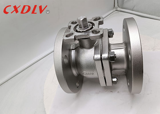 2PC Valvola a sfera 1.4409 Corpo PTFE Sedile Stampo nudo Sfera fluttuante DIN PN16