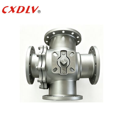 Valvola a sfera a T-Bore PN16 con ISO5211 TOP