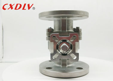 Valvola a sfera di galleggiamento 150LB rf di acciaio inossidabile puntigliosa con Seat morbido PTFE