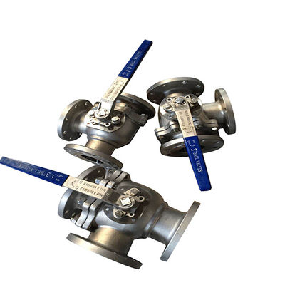 Valvola a sfera flangiata modo dell'acciaio inossidabile DN200 CF8M 3