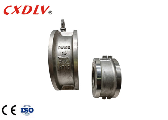 Ente non di ritorno doppio CF8 DN600 della valvola di ritenuta del wafer del piatto di DIN3202 PN16