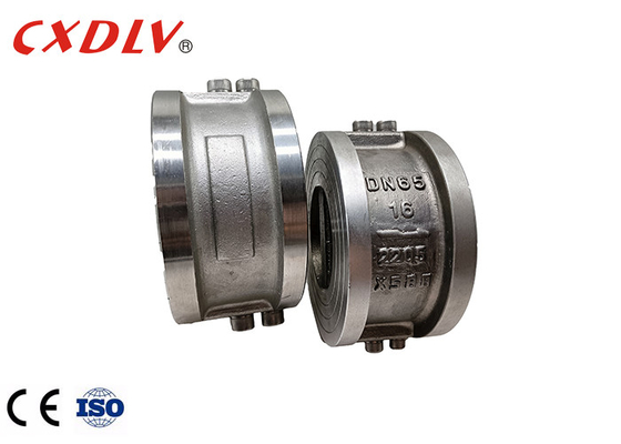 DN150 non restituiscono il wafer doppio della valvola di ritenuta del piatto con EPDM Seat